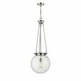 thumbnail image 1 of Innovations Lighting  Beacon - 1 Light 14" Pendant Polished Nickel/Seedy, 1 of 5