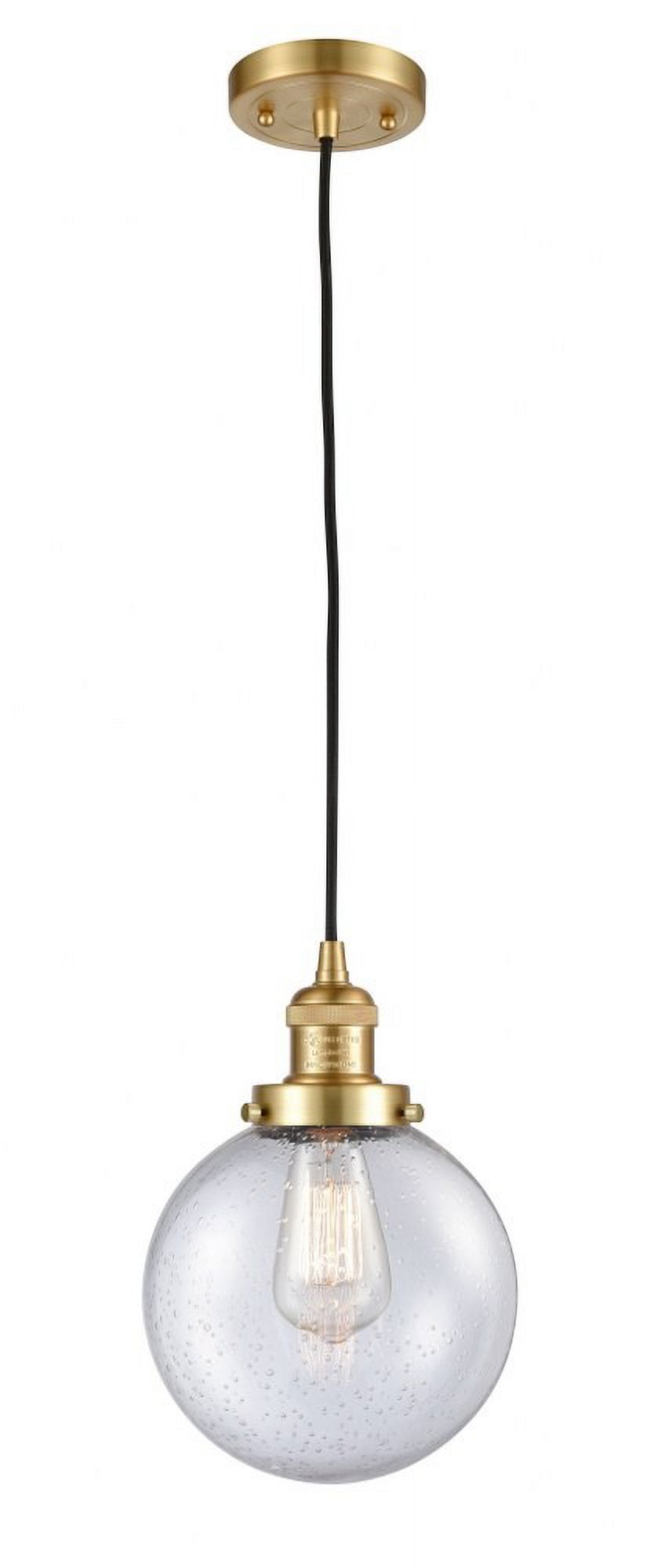 Innovations Lighting Beacon 1 Light Cord Hung Mini Pendant In