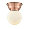thumbnail image 1 of Innovations Lighting - Beacon - 1 Light Flush Mount  Antique Copper Finish with, 1 of 1