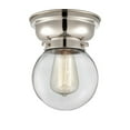 thumbnail image 1 of 623-1F-PN-G202-6-Innovations Lighting-Beacon - 1 Light Flush Mount In Industrial Style-7.15 Inches Tall and 6.25 Inches Wide-Polished Nickel, 1 of 1