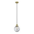 thumbnail image 1 of 616-1PH-BB-G202-8 Innovations Lighting Beacon - 1 Light Mini Pendant In Industrial Style-11.5 Inches Tall and 8 Inches Wide-Brushed Brass Finish-Clear, 1 of 2