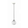 thumbnail image 1 of 616-1PH-PN-G204-8 Innovations Lighting Beacon - 1 Light Mini Pendant In Industrial Style-11.5 Inches Tall and 8 Inches Wide-Polished Nickel, 1 of 2