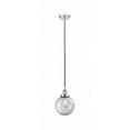 thumbnail image 1 of 616-1PH-PN-G202-8 Innovations Lighting Beacon - 1 Light Mini Pendant In Industrial Style-11.5 Inches Tall and 8 Inches Wide-Polished Nickel, 1 of 2