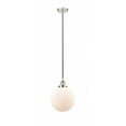 thumbnail image 1 of 616-1PH-PN-G201-10 Innovations Lighting Beacon - 1 Light Mini Pendant In Industrial Style-13.5 Inches Tall and 10 Inches Wide-Polished Nickel, 1 of 2