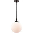 thumbnail image 1 of 616-1PH-OB-G201-12 Innovations Lighting Beacon - 1 Light Mini Pendant In Industrial Style-15 Inches Tall and 12 Inches Wide-Oil Rubbed Bronze, 1 of 2