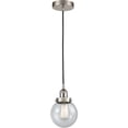 thumbnail image 1 of 616-1PH-SN-G204-6 Innovations Lighting Beacon - 1 Light Mini Pendant In Industrial Style-9.5 Inches Tall and 6 Inches Wide-Brushed Satin Nickel, 1 of 7