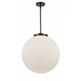 thumbnail image 1 of 221-1S-OB-G201-18 Innovations Lighting Beacon - 1 Light Pendant In Industrial Style-19 Inches Tall and 18 Inches Wide-Oil Rubbed Bronze Finish-Matte, 1 of 2