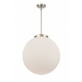 thumbnail image 1 of 221-1S-SN-G201-18 Innovations Lighting Beacon - 1 Light Pendant In Industrial Style-19 Inches Tall and 18 Inches Wide-Brushed Satin Nickel, 1 of 2