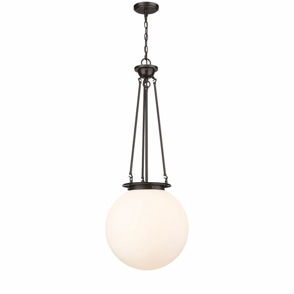221-1P-OB-G201-16 Innovations Lighting Beacon - 1 Light Pendant In Traditional Style-39.38 Inches Tall and 15.75 Inches Wide-Oiled Brass Finish-Matte