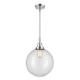 thumbnail image 1 of 447-1S-PC-G202-12 Innovations Lighting Beacon - 1 Light Stem Hung Mini Pendant-16.13 Inch Tall and 12 Inch Wide-Polished Chrome Finish-Clear Glass, 1 of 1