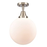 Innovations Lighting - Beacon - 10 Inch 3.5W 1 LED Flush Mount Brushed Satin