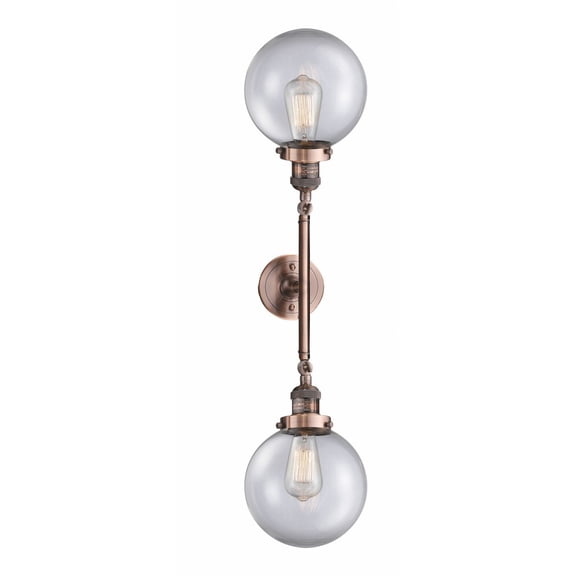Innovations Lighting - Beacon - 2 Light Bath Vanity In Industrial Style-34.38