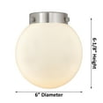 thumbnail image 1 of Innovations Lighting  Beacon 3 Light 30" Bath Vanity Light Polished Nickel/Matte White, 1 of 5