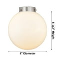 thumbnail image 1 of Innovations Lighting  Beacon 4 Light 44" Bath Vanity Light Oil Rubbed Bronze/Matte White, 1 of 5