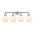 thumbnail image 1 of Innovations Lighting - Beacon - 4 Light Bath Vanity with 8 Inch Glass In Modern, 1 of 2
