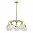 thumbnail image 1 of Innovations Lighting - Beacon - 5 Light Stem Hung Chandelier In Art Deco, 1 of 2