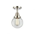 thumbnail image 1 of Innovations Lighting - Beacon - 6 Inch 3.5W 1 LED Flush Mount  Polished Nickel, 1 of 2