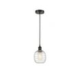 thumbnail image 1 of 616-1P-BK-G1013 Innovations Lighting Belfast - 1 Light Cord Hung Mini Pendant In Industrial Style-9.75 Inches Tall and 6 Inches Wide-Matte Black, 1 of 2
