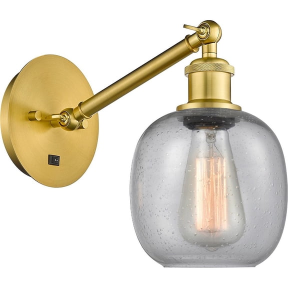Innovations Lighting - Belfast - 1 Light Wall Sconce In Industrial Style-11.38
