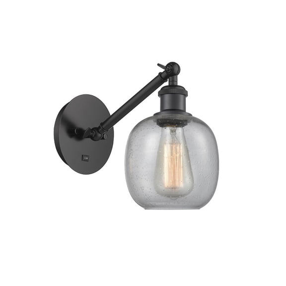 Innovations Lighting - Belfast - 1 Light Wall Sconce In Industrial Style-11.38