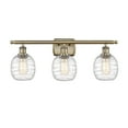 thumbnail image 1 of Innovations Lighting  Belfast 3 Light 26" Bath Vanity Light Antique Brass, 1 of 5