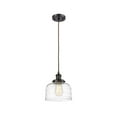 thumbnail image 1 of 916-1P-OB-G713-Innovations Lighting-Bell - 1 Light Cord Hung Mini Pendant In Industrial Style-10 Inches Tall and 8 Inches Wide-Oil Rubbed Bronze, 1 of 1
