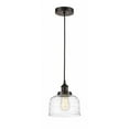 thumbnail image 1 of 616-1PH-OB-G713 Innovations Lighting Bell - 1 Light Cord Hung Mini Pendant In Modern Style-9.5 Inches Tall and 8 Inches Wide-Oil Rubbed Bronze, 1 of 2