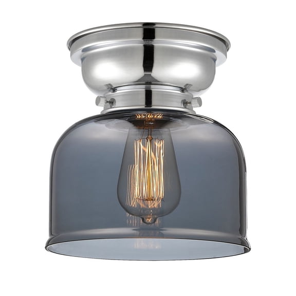Innovations Lighting - Bell - 1 Light Flush Mount In Industrial Style-7.88