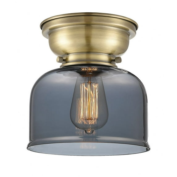 Innovations Lighting - Bell - 1 Light Flush Mount In Industrial Style-7.88