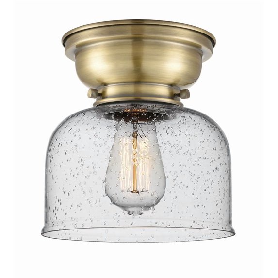 Innovations Lighting - Bell - 1 Light Flush Mount In Industrial Style-7.88
