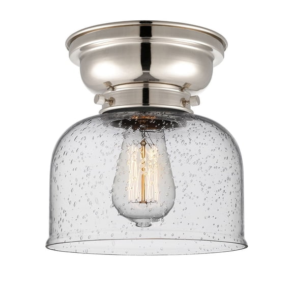 Innovations Lighting - Bell - 1 Light Flush Mount In Industrial Style-7.88