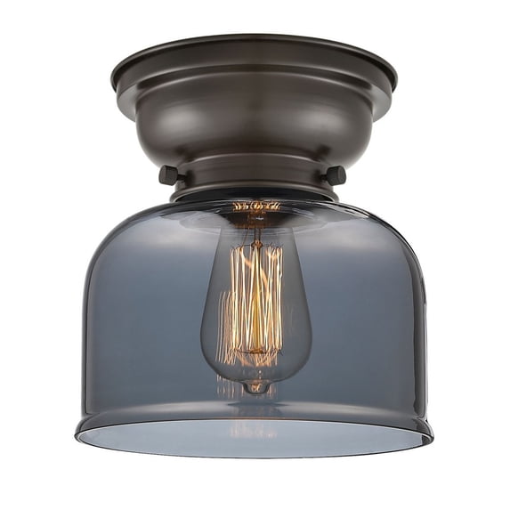 Innovations Lighting - Bell - 1 Light Flush Mount In Industrial Style-7.88