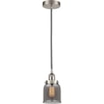thumbnail image 1 of 616-1PH-SN-G53 Innovations Lighting Bell - 1 Light Mini Pendant In Industrial Style-10 Inches Tall and 5 Inches Wide-Brushed Satin Nickel Finish-Light, 1 of 2