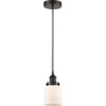 thumbnail image 1 of 616-1PH-OB-G51 Innovations Lighting Bell - 1 Light Mini Pendant In Industrial Style-10 Inches Tall and 5 Inches Wide-Oil Rubbed Bronze Finish-Matte, 1 of 2