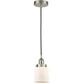 thumbnail image 1 of 616-1PH-SN-G51 Innovations Lighting Bell - 1 Light Mini Pendant In Industrial Style-10 Inches Tall and 5 Inches Wide-Brushed Satin Nickel Finish-Matte, 1 of 2