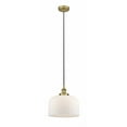 thumbnail image 1 of 616-1PH-BB-G71-L Innovations Lighting Bell - 1 Light Mini Pendant In Industrial Style-11.75 Inches Tall and 12 Inches Wide-Brushed Brass Finish-Matte, 1 of 2