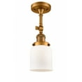 thumbnail image 1 of Innovations Lighting - Bell - 1 Light Semi-Flush Mount In Industrial Style-13.5, 1 of 2