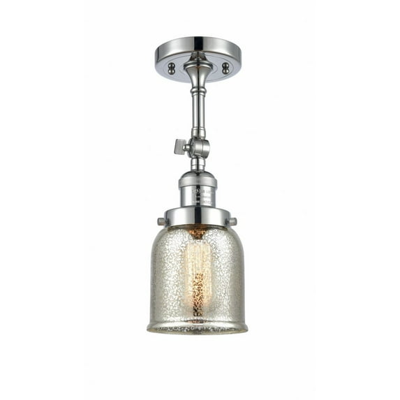 Innovations Lighting - Bell - 1 Light Semi-Flush Mount In Industrial Style-13.5