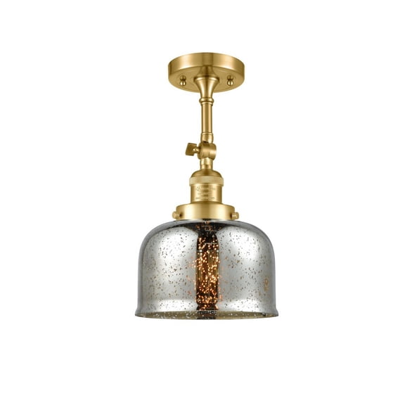 Innovations Lighting - Bell - 1 Light Semi-Flush Mount In Industrial Style-14