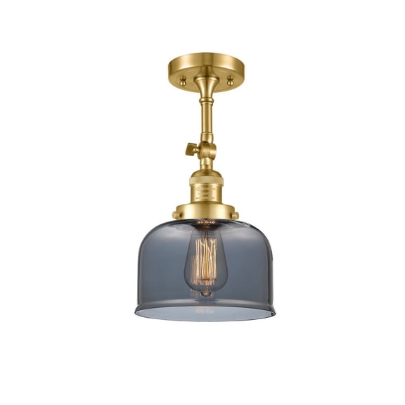 Innovations Lighting - Bell - 1 Light Semi-Flush Mount In Industrial Style-14