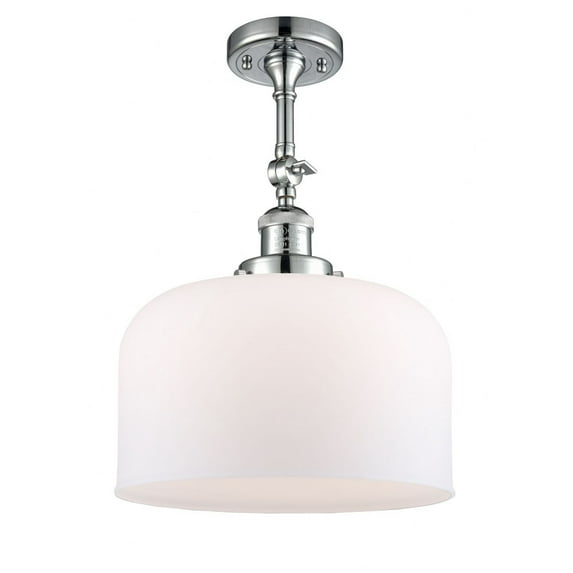 Innovations Lighting - Bell - 1 Light Semi-Flush Mount In Industrial Style-16