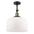 thumbnail image 1 of Innovations Lighting - Bell - 1 Light Semi-Flush Mount In Industrial Style-16, 1 of 2