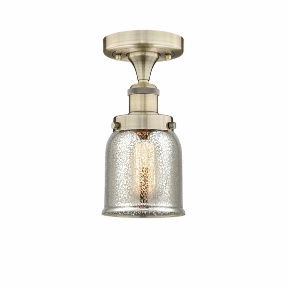 Innovations Lighting - Bell - 1 Light Semi-Flush Mount In Industrial Style-8.25