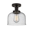 thumbnail image 1 of Innovations Lighting - Bell - 1 Light Semi-Flush Mount In Industrial Style-8.25, 1 of 1