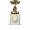 thumbnail image 1 of Innovations Lighting - Bell - 1 Light Semi-Flush Mount In Industrial Style-9, 1 of 2