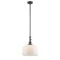 thumbnail image 1 of 206-OB-G71-L Innovations Lighting Bell - 1 Light Stem Hung Mini Pendant In Industrial Style-15 Inches Tall and 12 Inches Wide-Oil Rubbed Bronze, 1 of 5