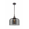 thumbnail image 1 of 447-1S-OB-G73-L Innovations Lighting Bell - 1 Light Stem Hung Mini Pendant In Industrial Style-14.13 Inches Tall and 12 Inches Wide-Oil Rubbed Bronze, 1 of 1