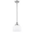 thumbnail image 1 of 916-1S-PC-G71 Innovations Lighting Bell - 1 Light Stem Hung Mini Pendant In Industrial Style-10 Inches Tall and 8 Inches Wide-Polished Chrome, 1 of 7