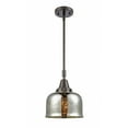 thumbnail image 1 of 447-1S-OB-G78 Innovations Lighting Bell - 1 Light Stem Hung Mini Pendant In Industrial Style-11.13 Inches Tall and 8 Inches Wide-Oil Rubbed Bronze, 1 of 1