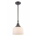 thumbnail image 1 of 447-1S-OB-G71 Innovations Lighting Bell - 1 Light Stem Hung Mini Pendant In Industrial Style-11.13 Inches Tall and 8 Inches Wide-Oil Rubbed Bronze, 1 of 1